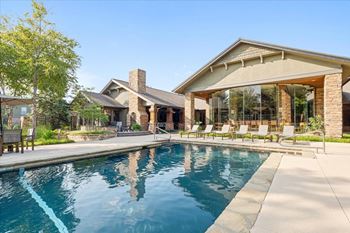 Classic swimming pool view